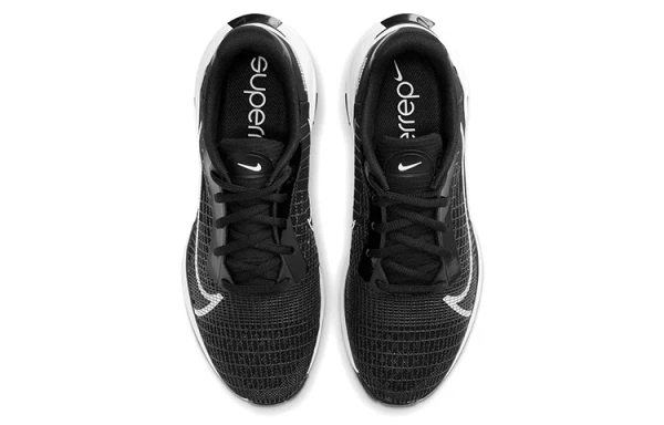 Nike SuperRep Wave противоскользящие устойчивые к истиранию низкие кроссовки для тренировок женские черно-белые