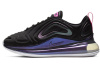 Nike Air Max 720 Комфортные Низкие Повседневные Кроссовки Женские Черные Розовые