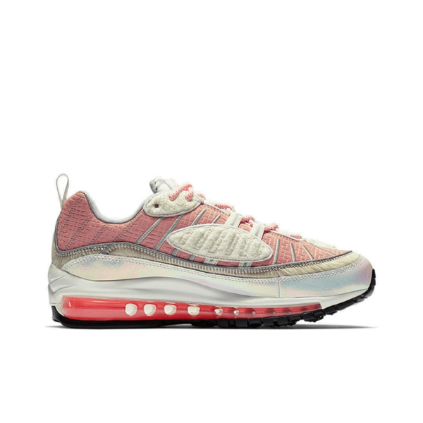 Nike Air Max 98 Low Топ Амортизирующие Повседневные Беговые Кроссовки Женские Розовые