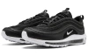 Nike Air Max 97 Амортизация Низкие Повседневные Беговые Кроссовки Унисекс Черный Белый