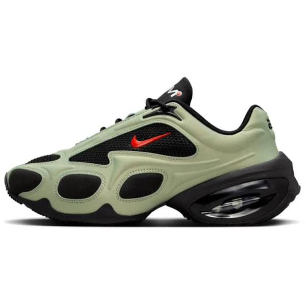 Nike Air Max Muse Abrasion Resistant Низкие Повседневные Кроссовки Женские Зеленые Черные