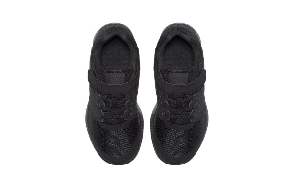 Nike Downshifter 7 противоскользящие устойчивые к истиранию низкий топ детские беговые кроссовки черный