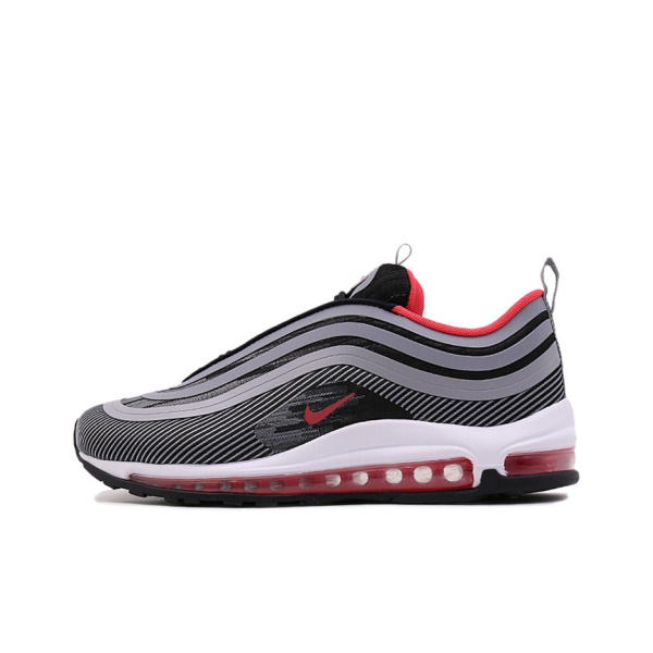 Nike Air Max 97 Low Топ Марафон Беговые кроссовки Мужские Красные Серые