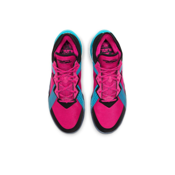 Nike Lebron 18 Low 'Fireberry' Южный пляж Низкие Баскетбольные Кроссовки для Игры Унисекс Черный Синий Розовый