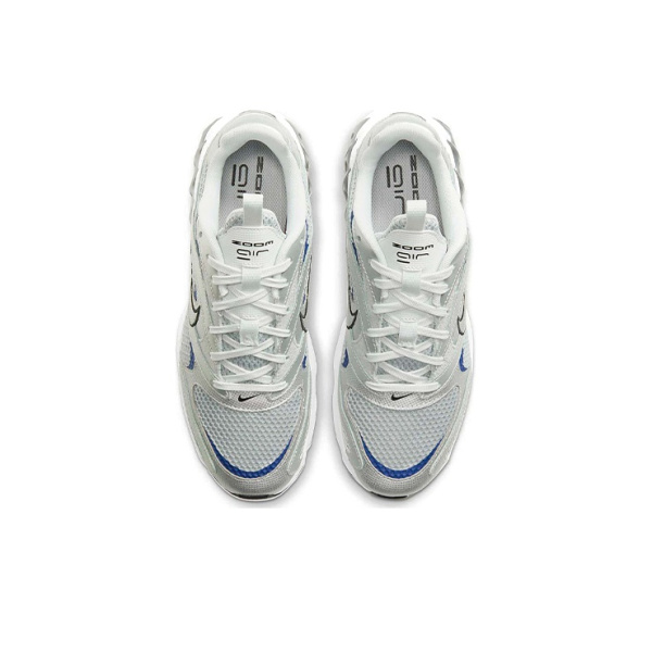 Nike Zoom Air Fire Удобно и модно Амортизация Противоскользящие Низкие Беговые кроссовки Женские Белые Серебряные