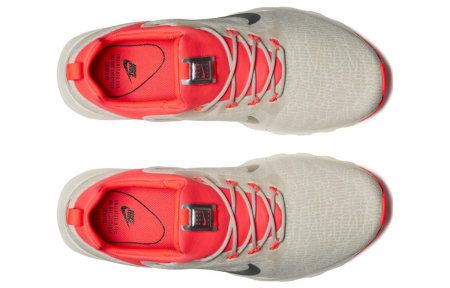 Nike Air Max MOTION Амортизация Износостойкие Низкие Повседневные Беговые Кроссовки Женские Серый Красный
