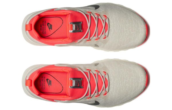 Nike Air Max MOTION Амортизация Износостойкие Низкие Повседневные Беговые Кроссовки Женские Серый Красный