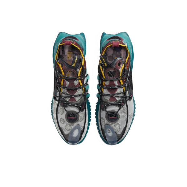 Nike ISPA Черная Ткань Спортивная Дышащая Низкий Верх Повседневная Обувь Унисекс Серый Синий