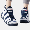 Nike Air More Uptempo Синтетическая кожа противоскользящий устойчивый к истиранию дышащий высокий топ
