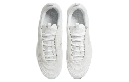 Nike Air Max 97 Амортизация Дышащий Легкий Низкий Верх Повседневные Беговые Кроссовки Женские Белые