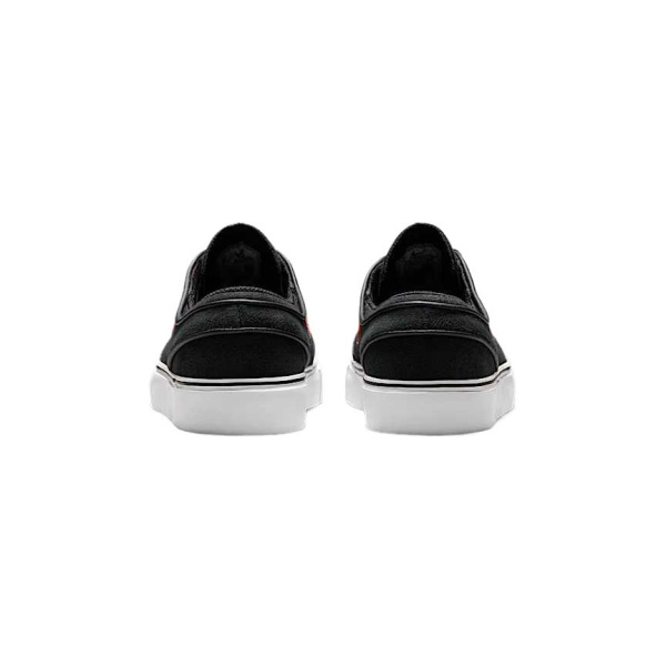 Nike SB Stefan Janoski Кожа Устойчивая к истиранию Низкие Кеды для Скейтбординга Детские Черные Красные