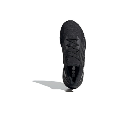 Adidas X9000l4 Винтаж Сетчатая Ткань Текстиль Низкие Беговые Кроссовки Унисекс Черные