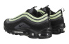 Nike Air Max 97 Текстиль Синтетическая кожа Низкие кроссовки для бега на длинные дистанции GS Черный Зеленый