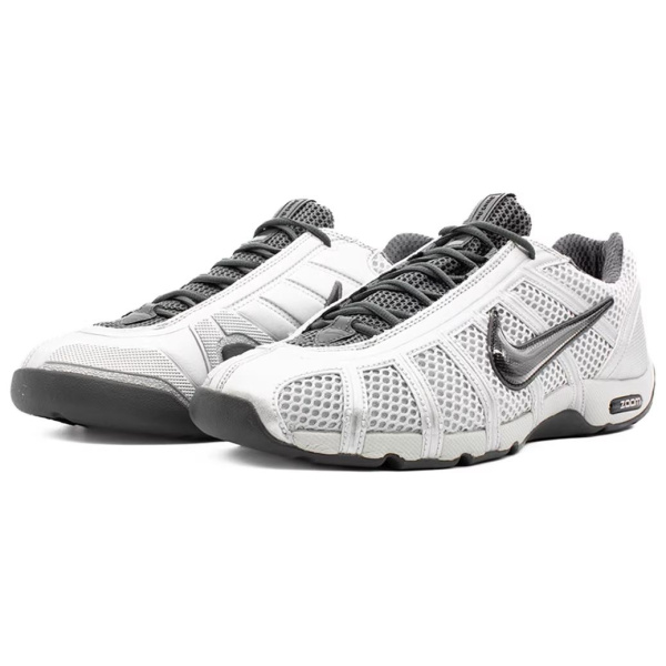 Nike Противоскользящие Износостойкие Низкие Кроссовки для Тренировок Мужские Белые Серые