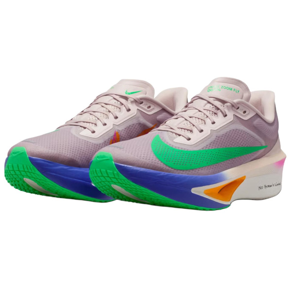 Nike Zoom Fly 6 Carbon Plate Беговые кроссовки Унисекс Серый Зеленый