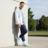 UNDEFEATED X Nike Air Max 90 Low Топ Воздушная Подушка Повседневные Беговые Кроссовки Унисекс Белый Синий