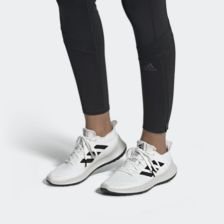 Adidas SenseBounce+ Ткань Противоскользящая Амортизация Противоскользящая Амортизация Низкий Топ Марафон