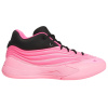 Adidas Dame 10 противоскользящие устойчивые к истиранию низкие баскетбольные кроссовки унисекс розовые черные