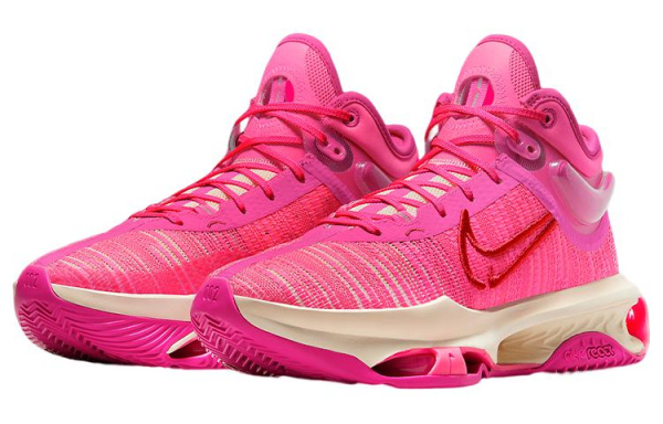 Nike Air Zoom g.T. Jump 2 MID Топ Баскетбольные кроссовки Мужские Розовые