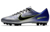 Nike Mercurial Victory IC In Амортизация Противоскользящие Устойчивые к износу Футбольные бутсы Мужские Серебристо-Синие