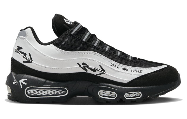 Nike Air Max 95 'Sketch' Low Топ Спортивная Повседневная Обувь Черный
