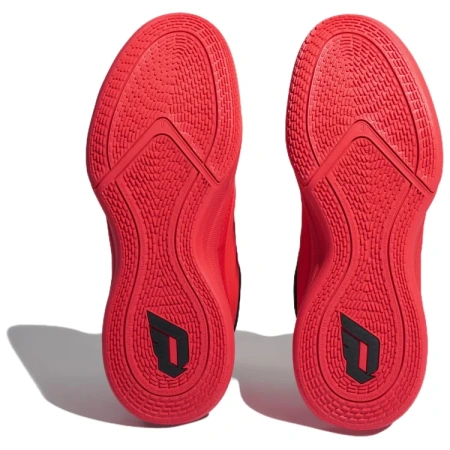 Adidas Dame 10 Противоскользящие Устойчивые к истиранию Низкие Баскетбольные кроссовки Мужские Красные