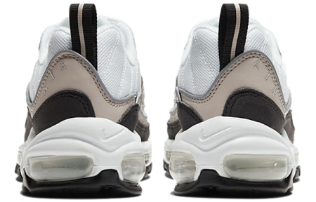 Nike Air Max 98 Low Топ Air Cushion Беговые кроссовки Женские Коричневый Белый