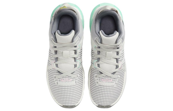 Nike Lebron 7 Low Топ Баскетбольные кроссовки Унисекс Серый Зеленый