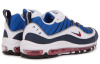 Nike Air Max 98 Low Топ Повседневные Беговые Кроссовки Женские Синие Белые