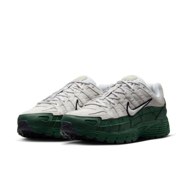 Nike P 6000 Амортизация Износостойкий Низкий Топ Повседневная Обувь Унисекс Белый Зеленый