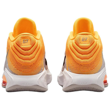 Nike GT Hustle 3 Противоскользящие Устойчивые к износу Низкие Баскетбольные кроссовки Мужские Оранжевый Серый