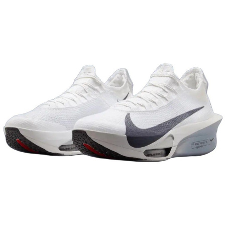 Nike Air ZOOM Alphafly Next% 3 Полиэстер Текстиль Низкий Топ Марафон Беговые Кроссовки Мужские Белый Черный