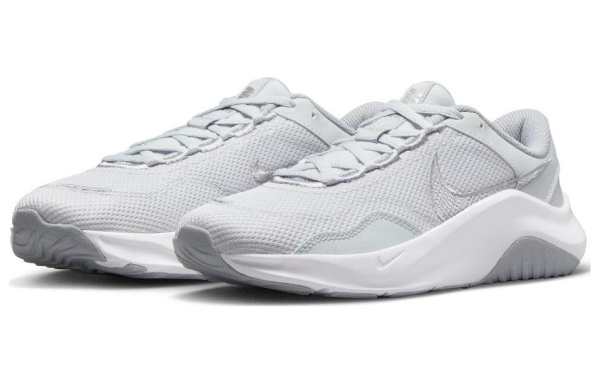 Nike Legend Essential 3 Амортизация Противоскользящие Низкие Кроссовки для тренировок Женские Белые