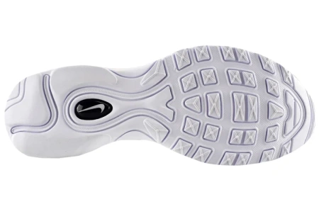 Nike Air Max 97 Амортизация Низкие Повседневные Беговые Кроссовки Унисекс Черный Белый