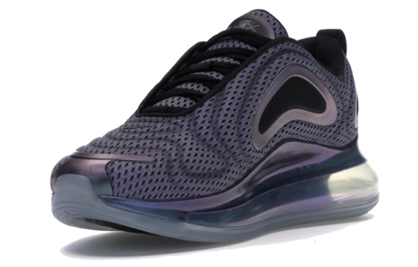 Nike Air Max 720 Low Топ Детские Лайфстайл Кроссовки Черный Фиолетовый Унисекс
