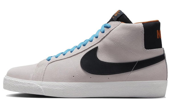 Nike SB Blazer OLYMPICS Противоскользящие Устойчивые к истиранию MID Топ Скейтборд Кроссовки Мужские Серый Черный Синий