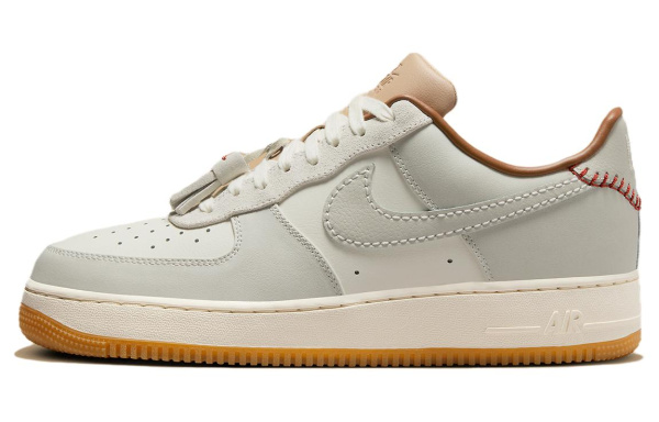 Nike Air Force 1 Low Топ Скейтборд Кроссовки Мужские Бежевый Хаки