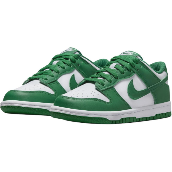 Nike Dunk Синтетическая кожа противоскользящий устойчивый к истиранию низкий верх детские скейтбординги