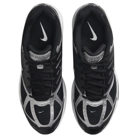 Nike Air Pegasus 2005 Удобный Дышащий Низкий Топ Повседневные Беговые Кроссовки Унисекс Черный Серебристый Белый