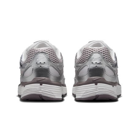 Nike P 6000 противоскользящие низкие повседневные городские кроссовки для бега женские серебристо-белые
