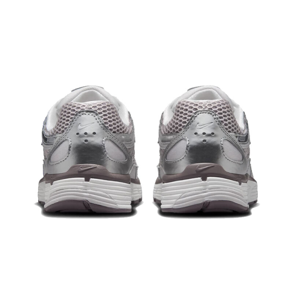 Nike P 6000 противоскользящие низкие повседневные городские кроссовки для бега женские серебристо-белые