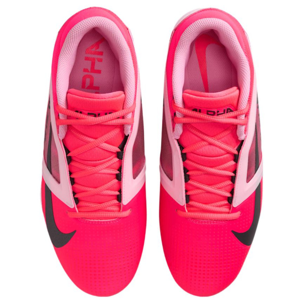 Nike Alpha Menace 4 Противоскользящие Устойчивые к истиранию Футбольные бутсы Унисекс Розовые