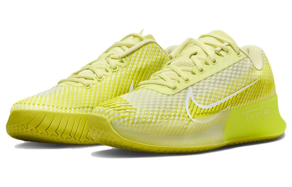 Nike Air ZOOM VAPOR 11 Дышащая Амортизация Низкие Кроссовки для Тениса Унисекс Желтые