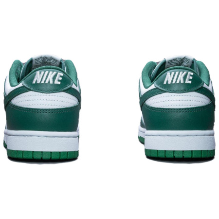 Nike Dunk Low кожа низкий топ детские скейтбординги зеленый белый унисекс
