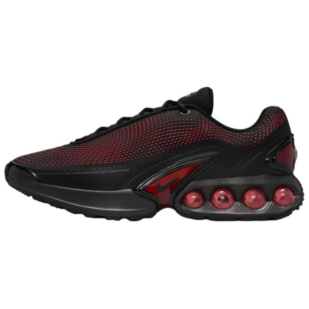 Nike Air Max Dn Дышащая Поддержка Низкий Топ Повседневная Беговая Обувь Унисекс Черный Красный