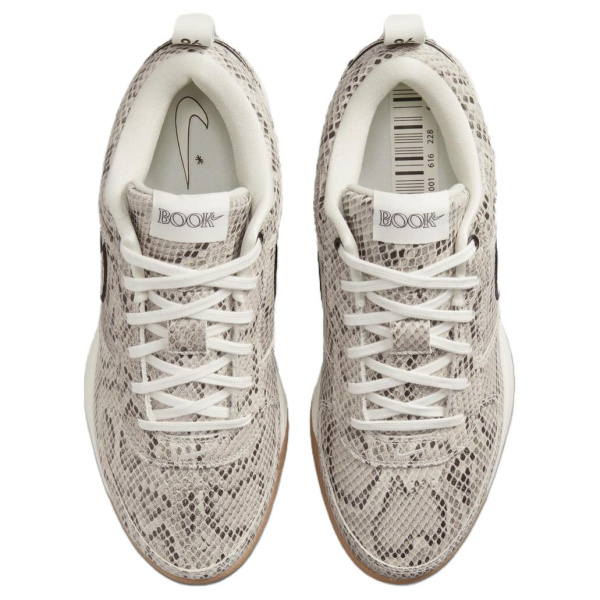Nike Book 1 Low Топ Баскетбольные кроссовки Мужской Серый