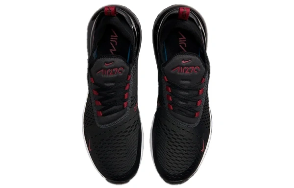 Nike Air Max 270 Сетка Текстиль Низкие Повседневные Мужские Кроссовки Черные Красные