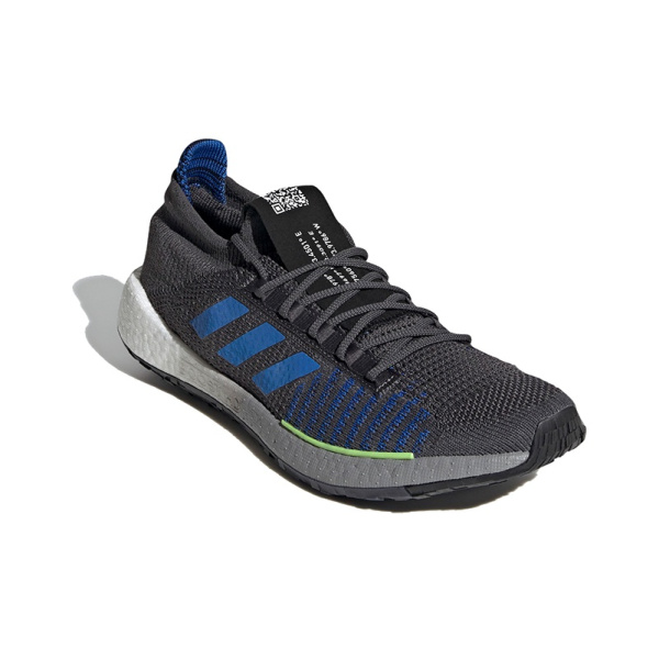 Adidas PulseBOOST Ткань Дышащий Низкий Топ Беговые кроссовки Мужские Серые