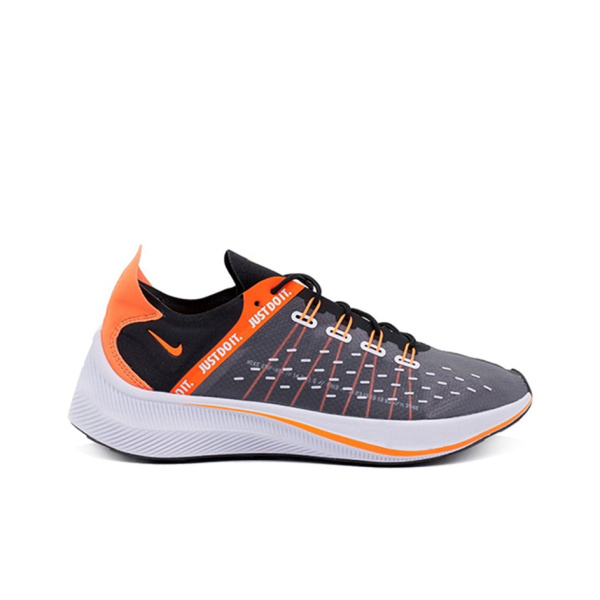 Nike EXP X14 Сетка Anti-Slip Легкий Низкий Топ Марафон Беговые кроссовки Мужские Черный Серый Оранжевый
