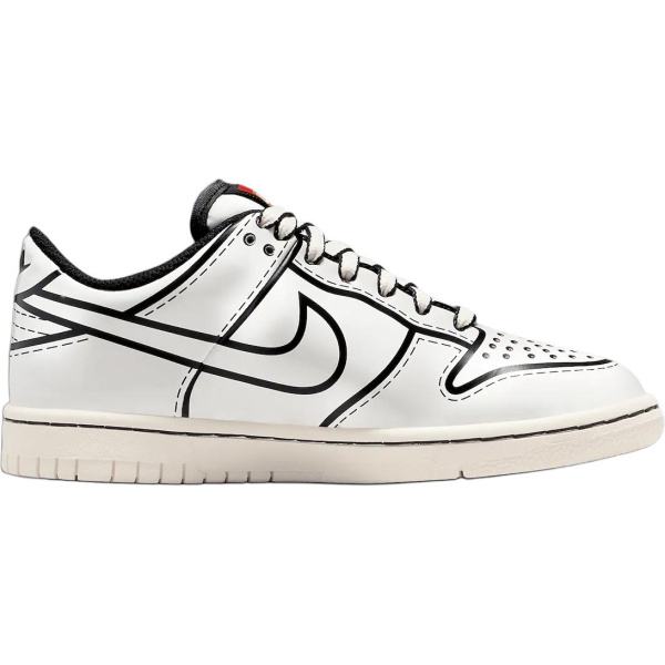 LEGO X Nike Dunk противоскользящие устойчивые к истиранию низкие детские скейтбординги белый черный красный